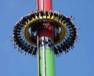 A Drop Tower Amusement Ride